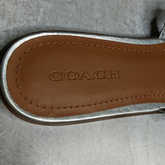 Coach Isa Studded Slide Sandal - Size 8B - NWOB - Picture 7 of 8